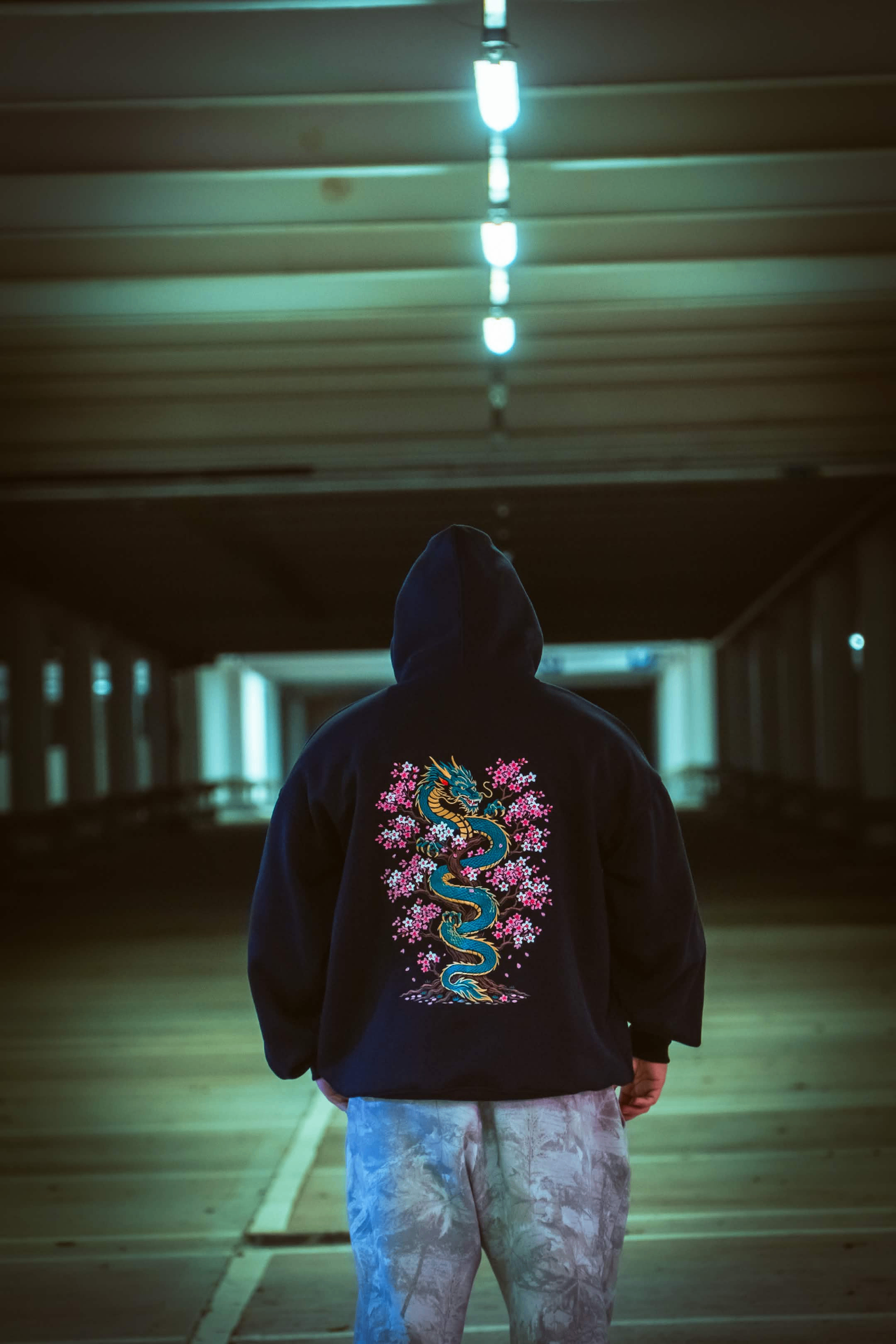 Sakura Dragon Hoodie